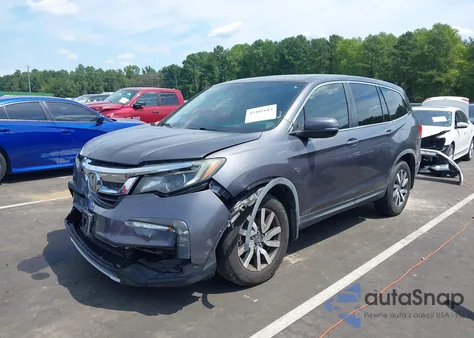 2019 Honda Pilot Ex-L z USA, uszkodzony, nr VIN 5FNYF6H56KB043055